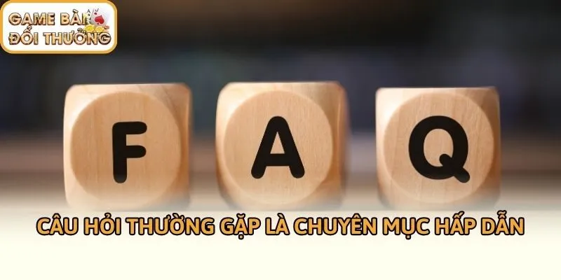 Câu hỏi thường gặp là chuyên mục hấp dẫn
