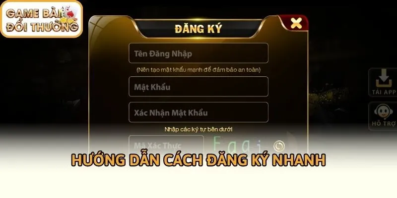 Hướng dẫn cách đăng ký nhanh